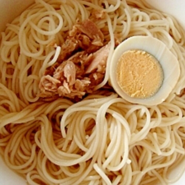 ツナ入り柔麺